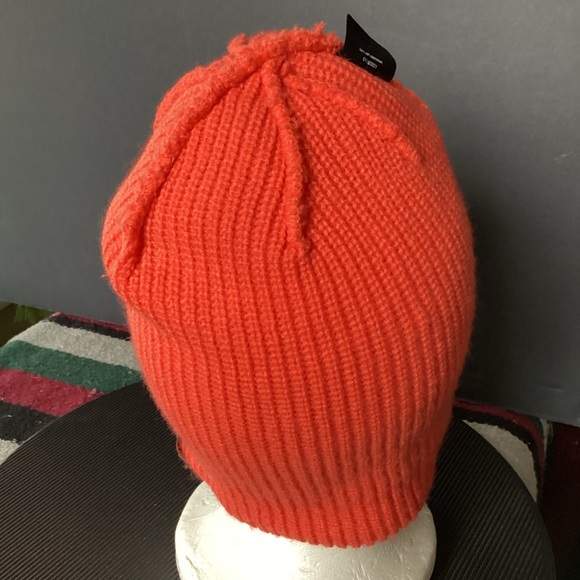 Burton Orange Knit Beanie Hat - Picture 10 of 11